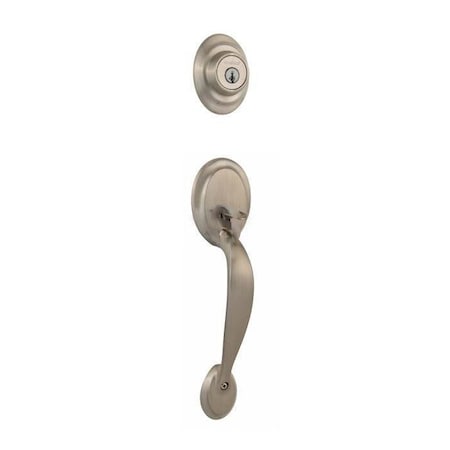 Kwikset Dakota Exterior Single Cylinder Handleset Trim 687DA-15-SMT-6AL-RCS-LIP